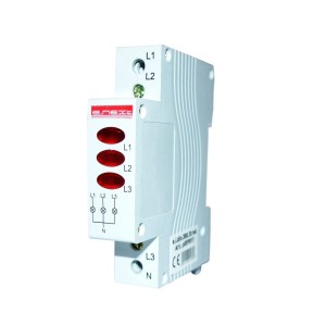 RP E.NEXT Ενδεικτική λυχνία ράγας 3 φάσεων - 1P Κόκκινη  Μικροαυτόματοι Onetrade